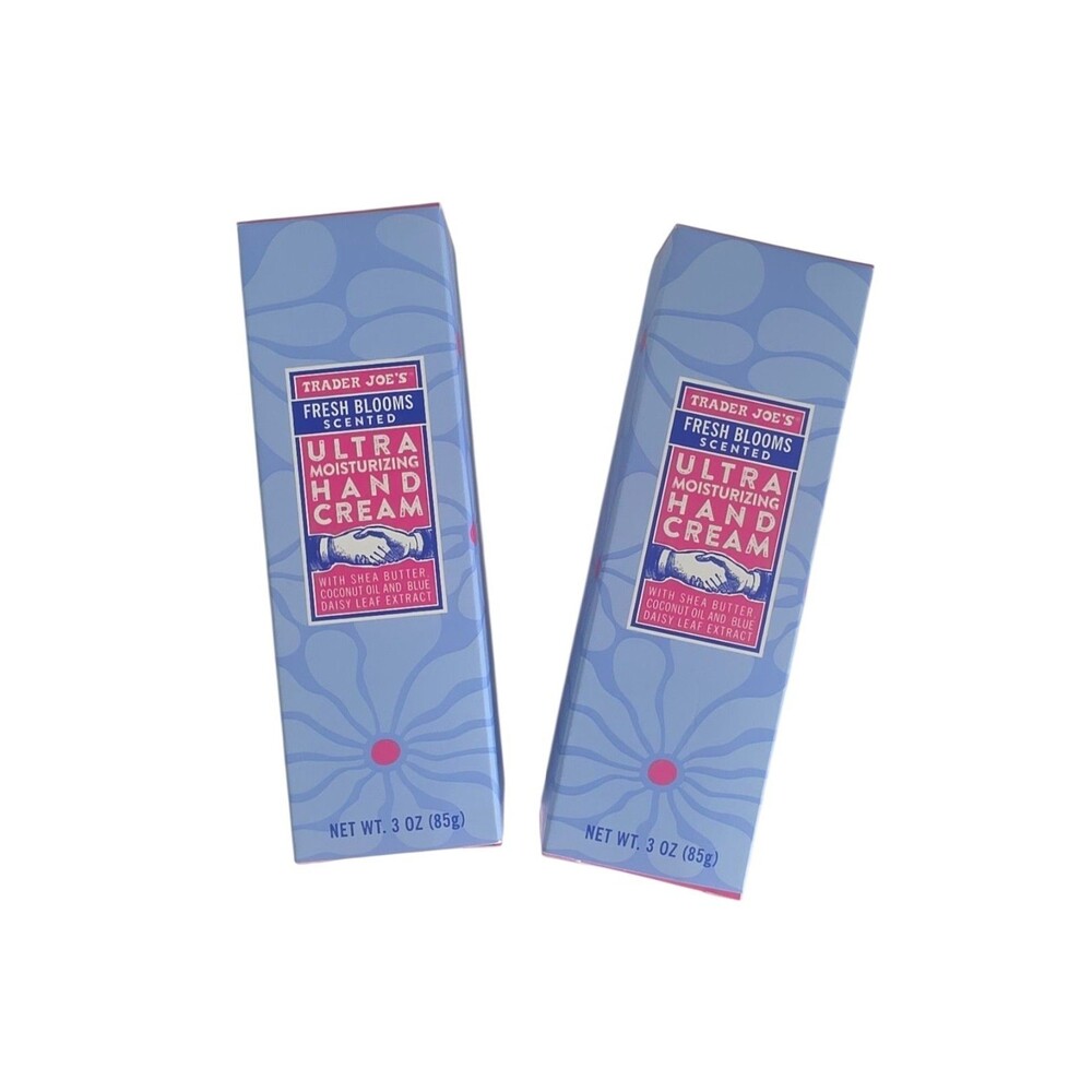 ×2 Trader Joes Fresh Blooms Scented Ultra Moisturizing Hand Cream Lotion 3 oz